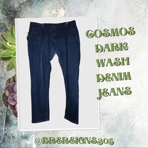 🌻 Cosmos Dark Wash Denim Jeans